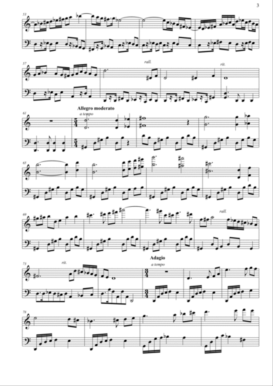 4 pezzi per pianoforte. 4- L'ultima danza per Cleopatra Piano Solo scores gallery preview page 3