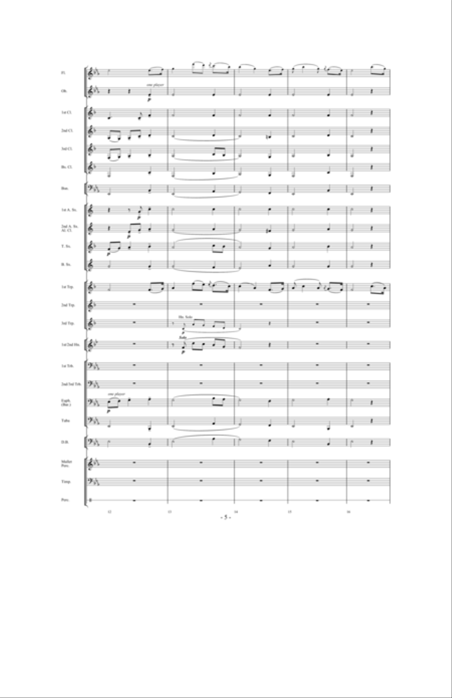 The Last Rose Of Summer The Last Rose Of Summer Concert Band scores gallery preview page 4