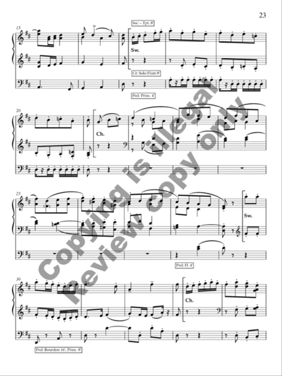 Ancient Airs and Dances, Suite No. 1 Organ Solo scores gallery preview page 44