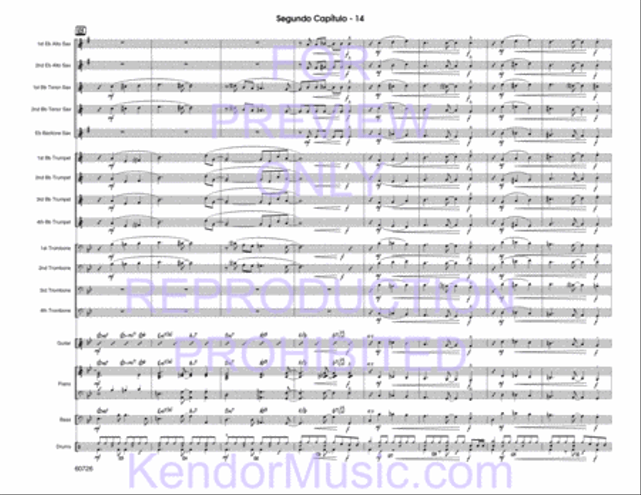 Segundo Capitulo Jazz Ensemble scores gallery preview page 16