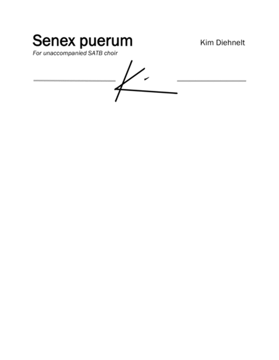 Diehnelt: Senex puerum image number null