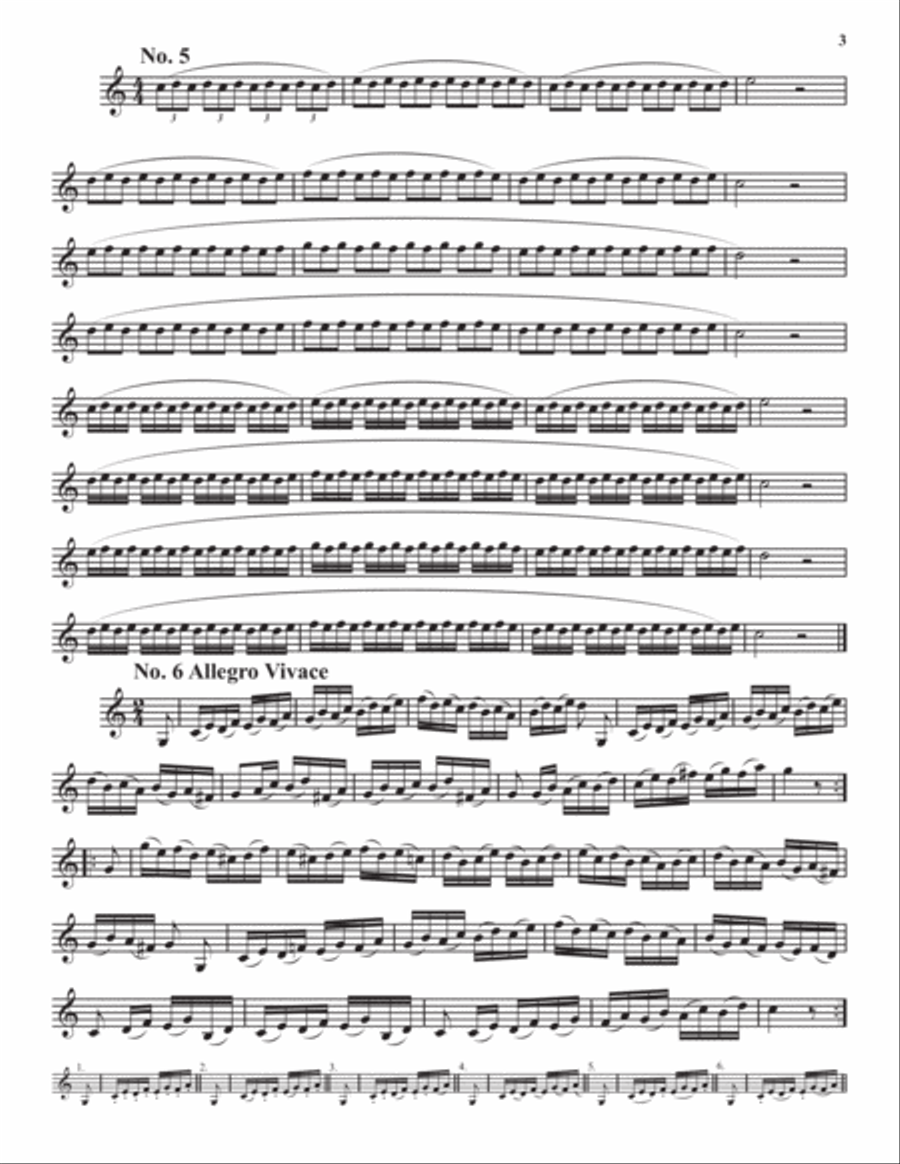 60 Etudes for Second Horn Horn scores gallery preview page 4