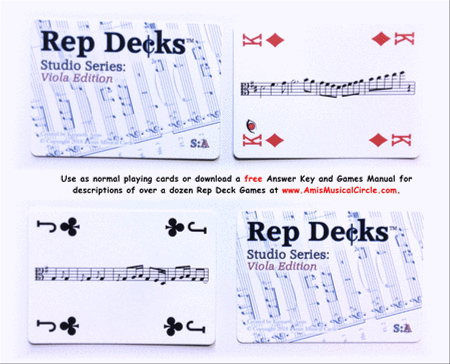 Rep Decks Studio Series: Viola Edition Viola scores gallery preview page 3