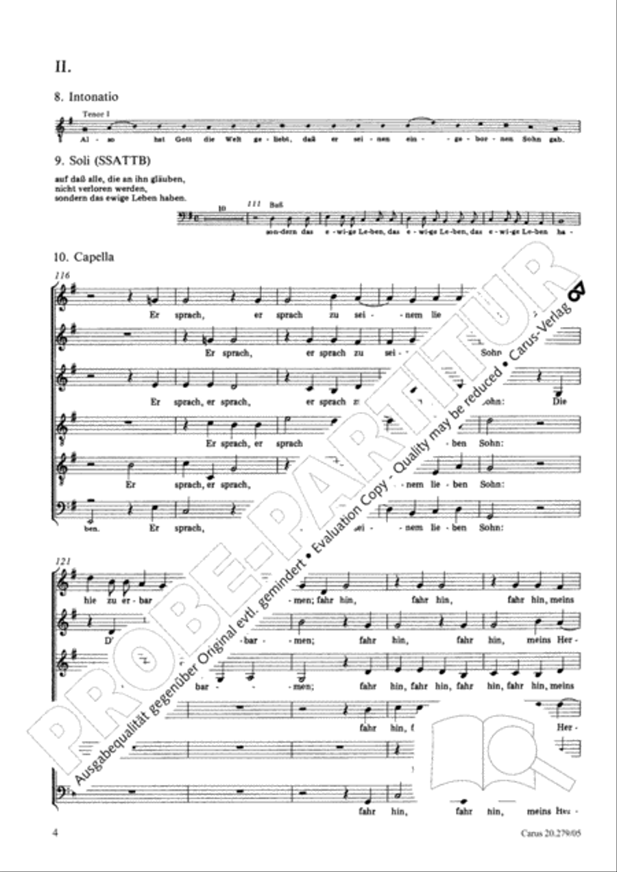 Musikalische Exequien I-III Choir scores gallery preview page 5