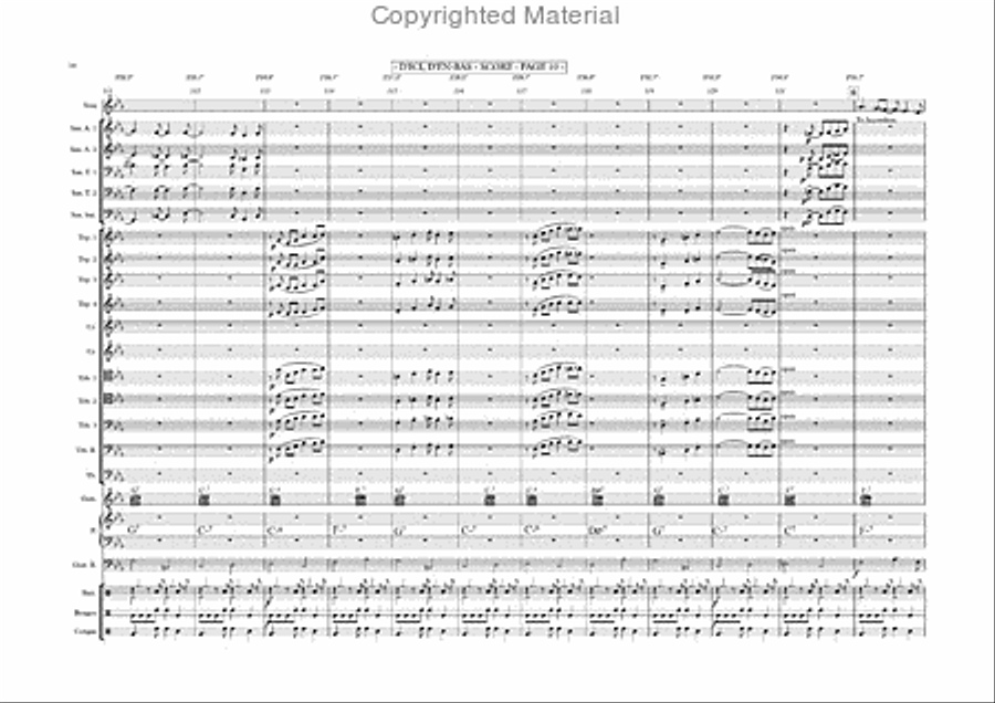 D'ici d'en bas D'ici d'en bas Jazz Ensemble scores gallery preview page 12