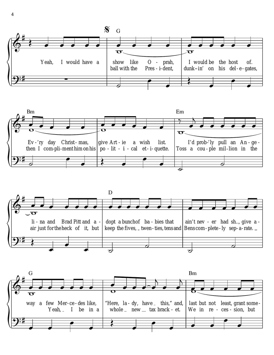 Billionaire Voice scores gallery preview page 4