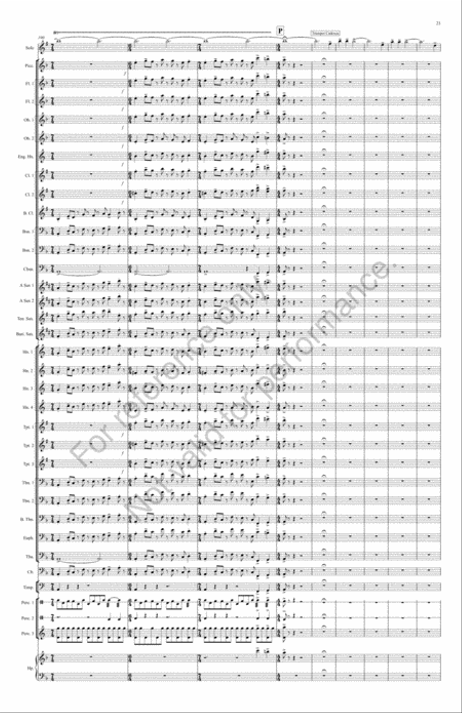 Shenandoah Fantasy Concert Band scores gallery preview page 22