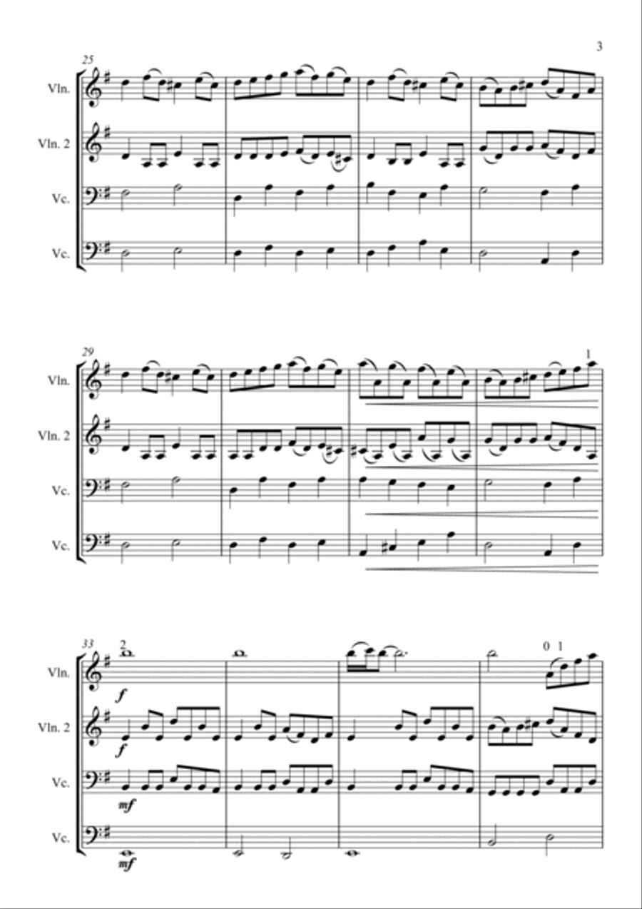Drowsy Maggie Drowsy Maggie Cello scores gallery preview page 3