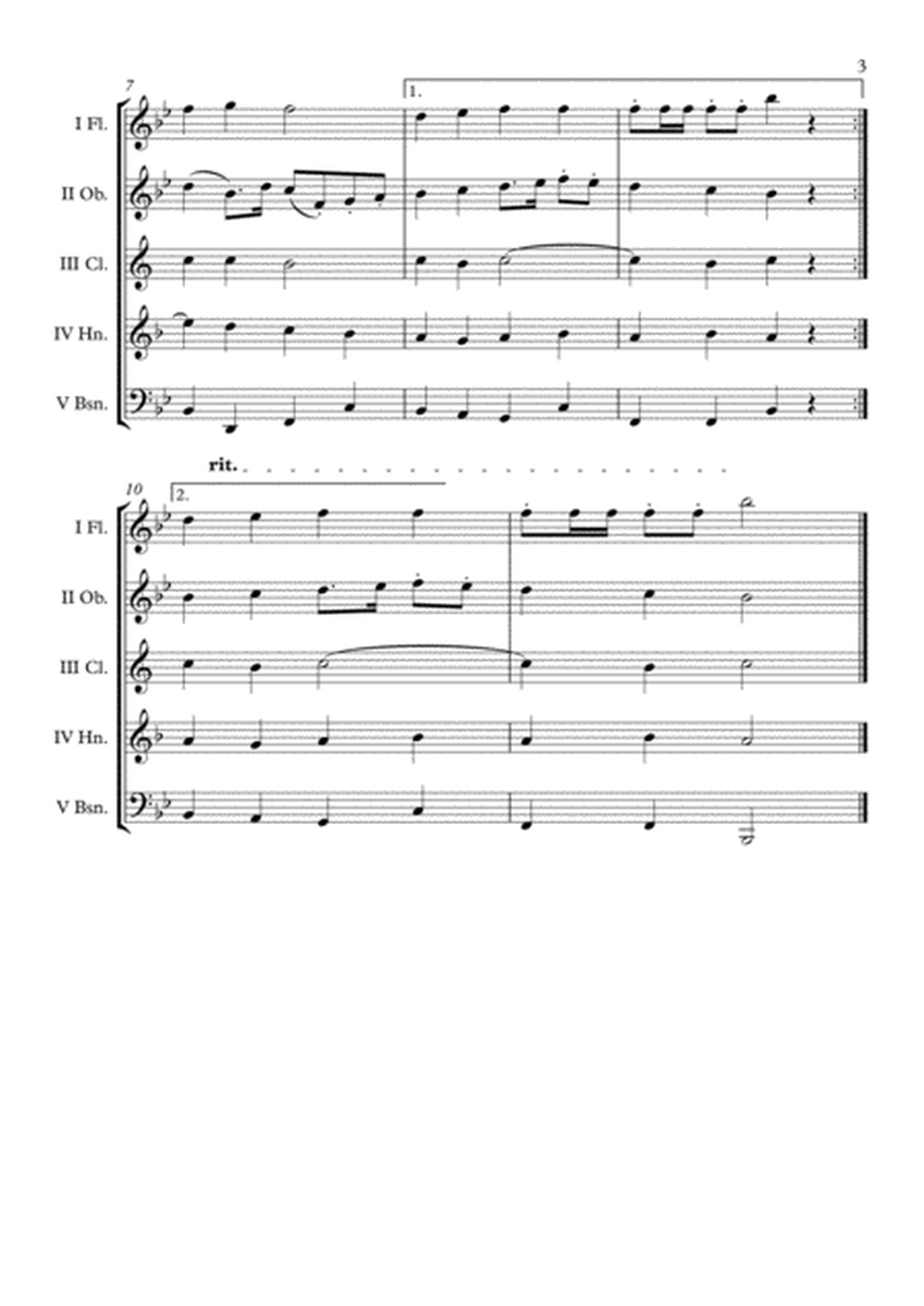 La Marcha Real (National Anthem of Spain) Wind Quintet arr. Adrian Wagner image number null