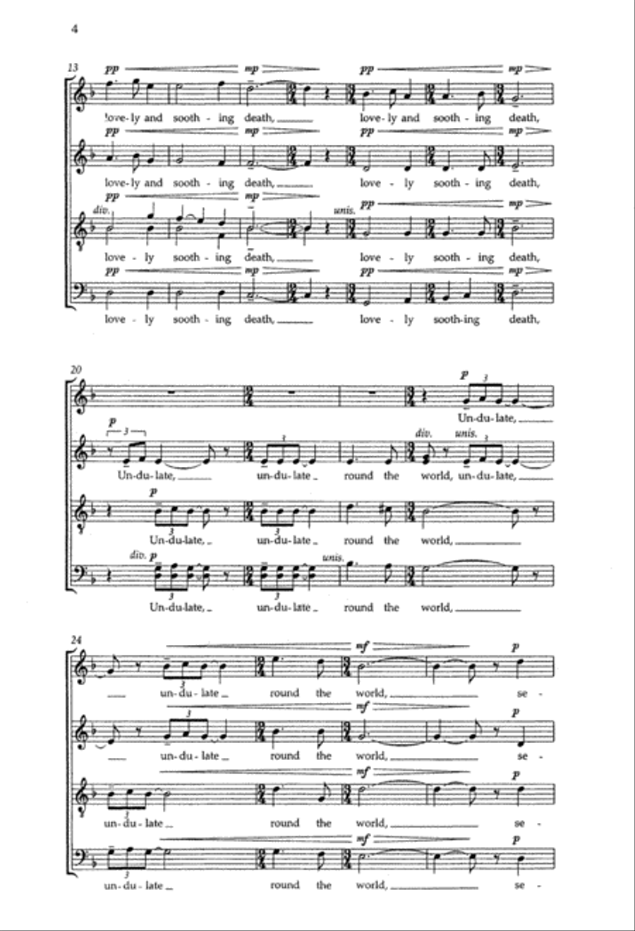 Invocation and Dance Invocation and Dance 4-Part scores gallery preview page 4