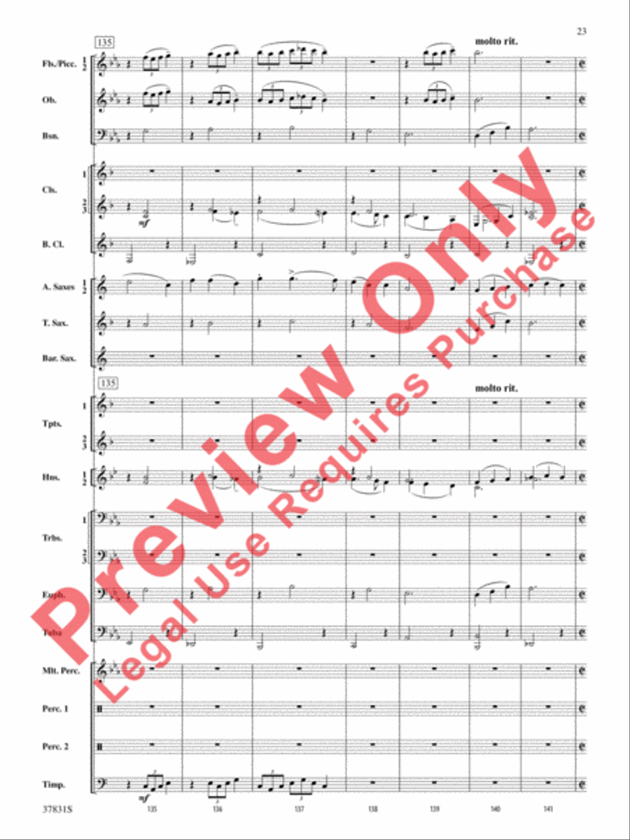 Saddle Up! Saddle Up! Concert Band scores gallery preview page 24