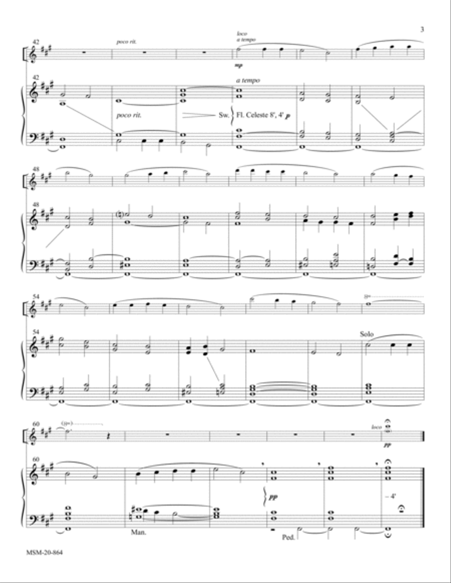 Ah, Holy Jesus (Herzliebster Jesu) Organ scores gallery preview page 3