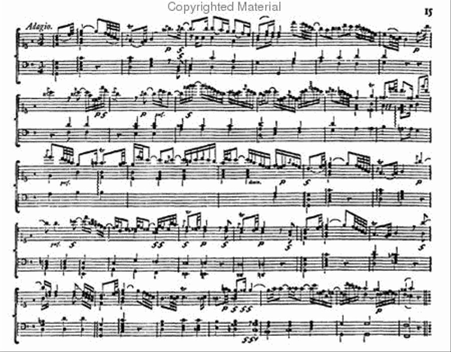 Six sonatas for the harpsichord. Vol II Harpsichord scores gallery preview page 3