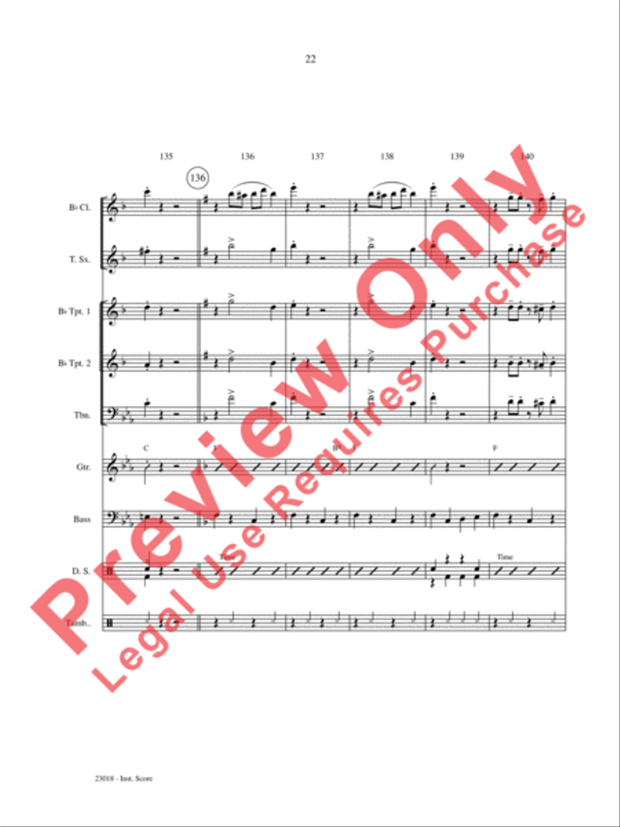 Swing Low, Sing Low Choir scores gallery preview page 23