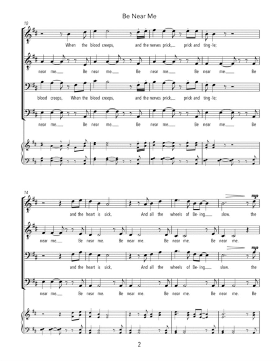 Be Near Me (TTBB) TTBB scores gallery preview page 4
