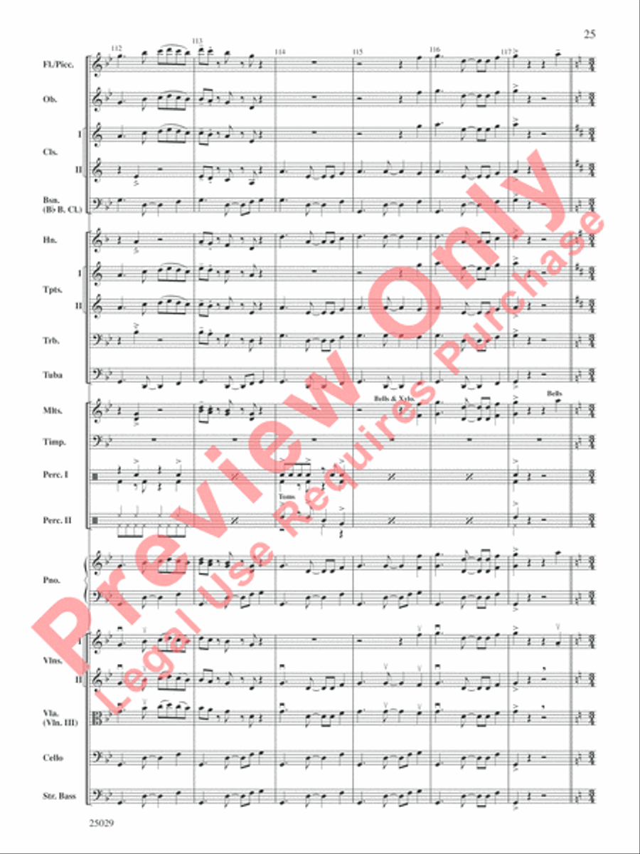 Charlie and the Chocolate Factory, Selections from the Original Movie Soundtrack Full Orchestra scores gallery preview page 26