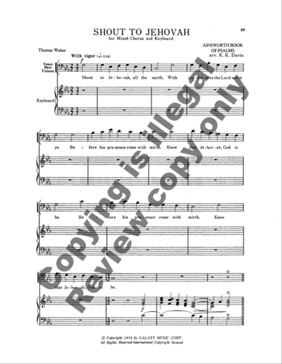 Early American Anthem Book 4-Part scores gallery preview page 12