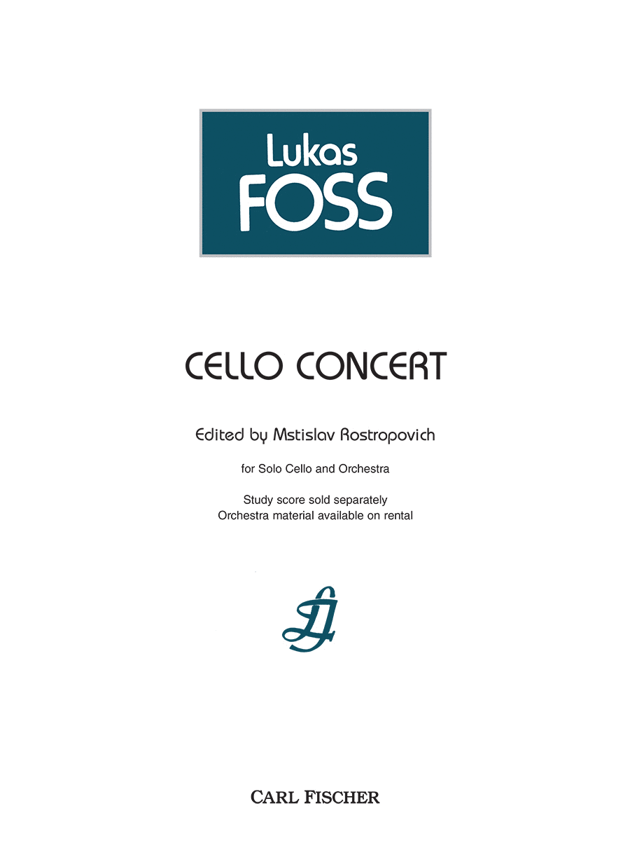 Cello Concert Cello scores gallery preview page 1