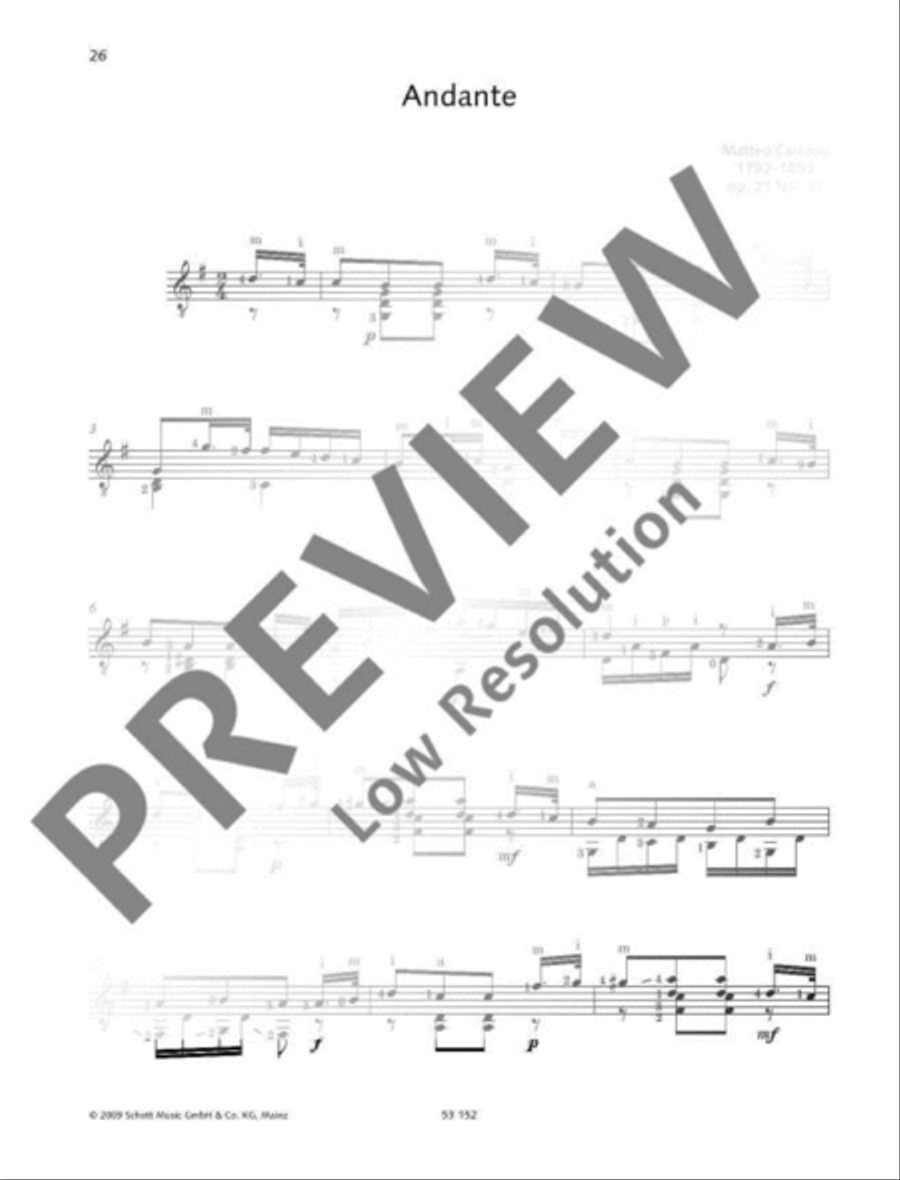 Andante Classical Guitar scores gallery preview page 2