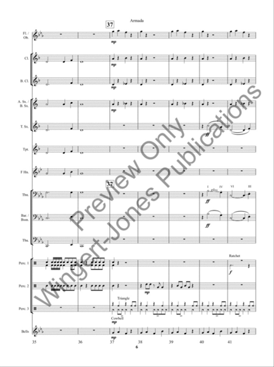 Armada Concert Band scores gallery preview page 9