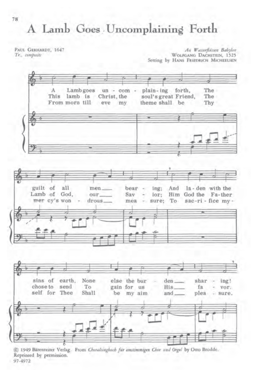 A Third Morning Star Choir Book Unison Choir scores gallery preview page 19