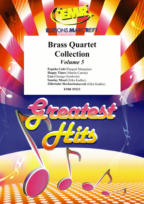 Book cover for Brass Quartet Collection Volume 5