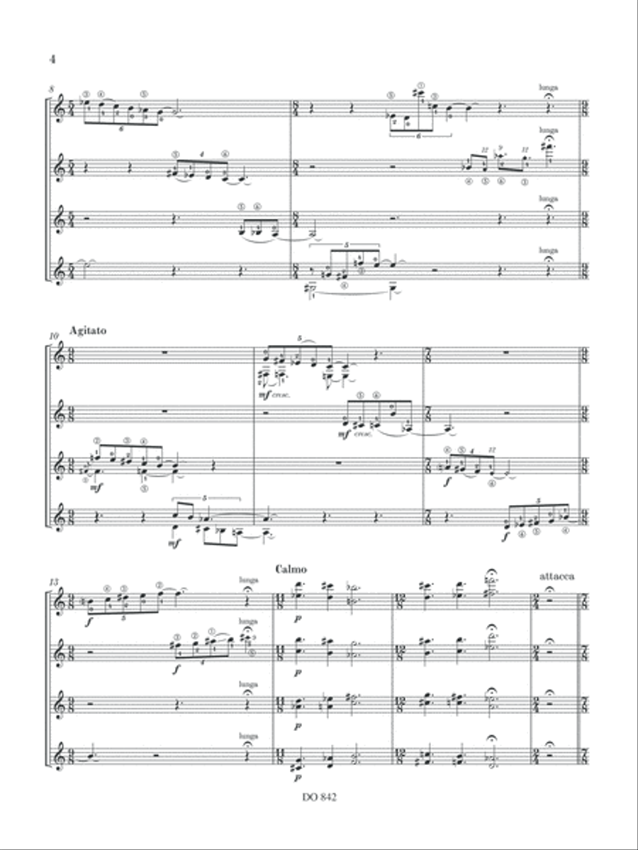 Swirling Modes Guitar Ensemble scores gallery preview page 4