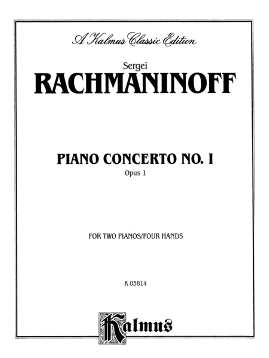 Piano Concerto No. 1 in F-sharp Minor, Op. 1