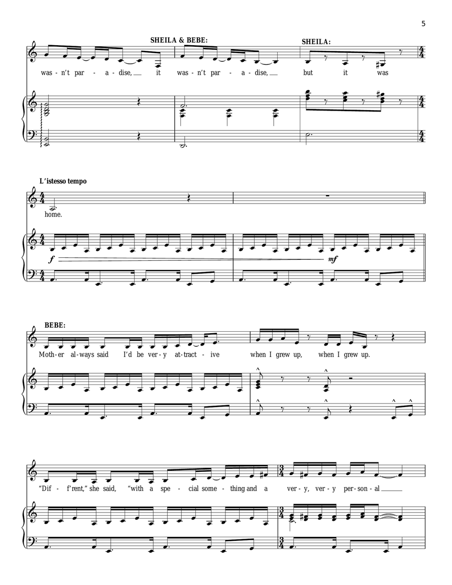 At The Ballet Voice Solo scores gallery preview page 5