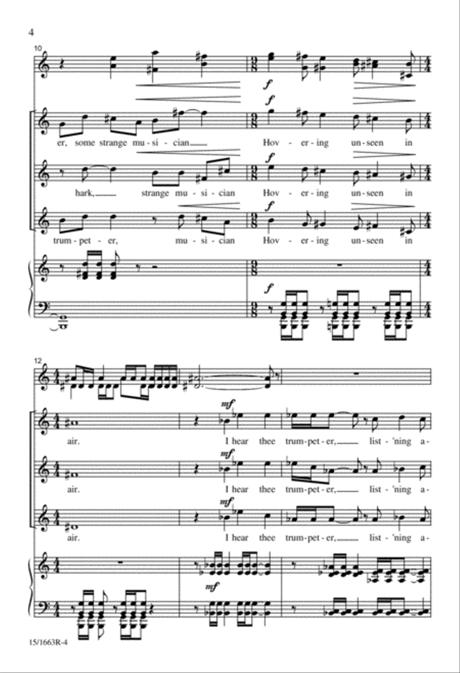 The Mystic Trumpeter SSA scores gallery preview page 4