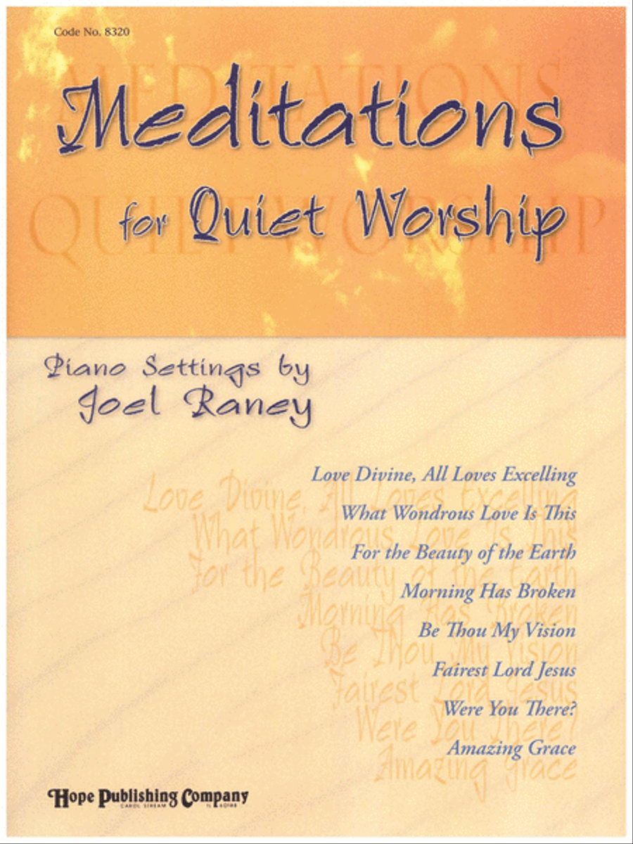 Meditations for Quiet Worship Piano Solo scores gallery preview page 1