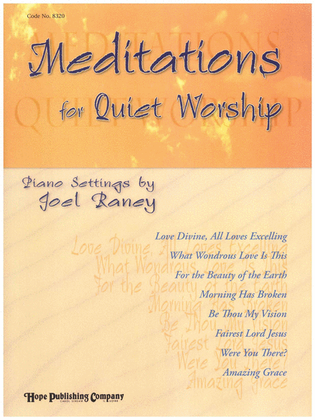 Book cover for Meditations for Quiet Worship