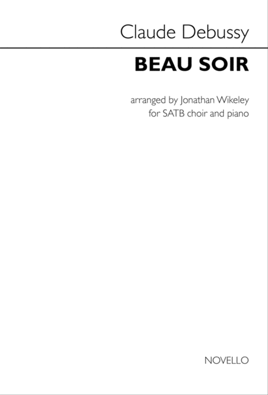 Beau Soir 4-Part scores gallery preview page 1