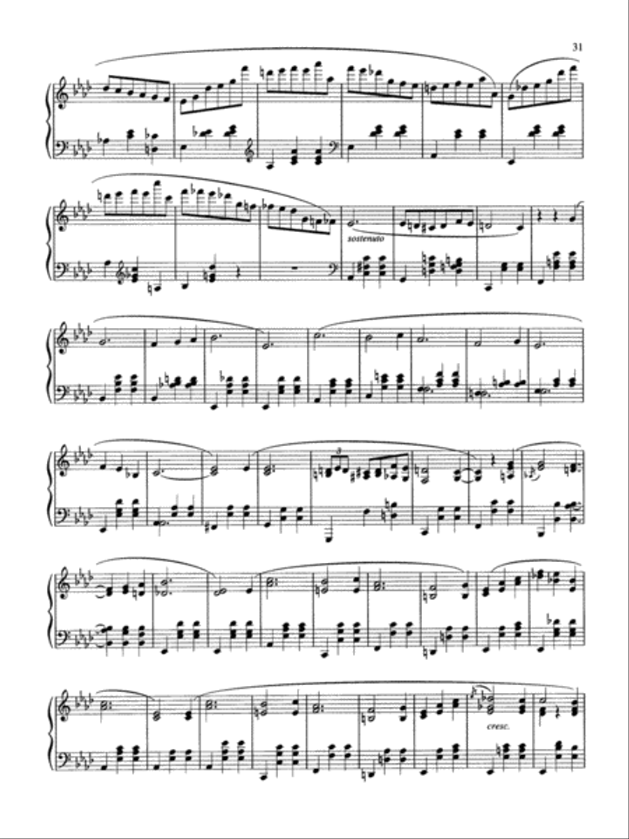 Chopin: Valse, Op. 42 Piano Solo scores gallery preview page 4