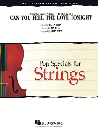 Book cover for Can You Feel the Love Tonight (from 'The Lion King')