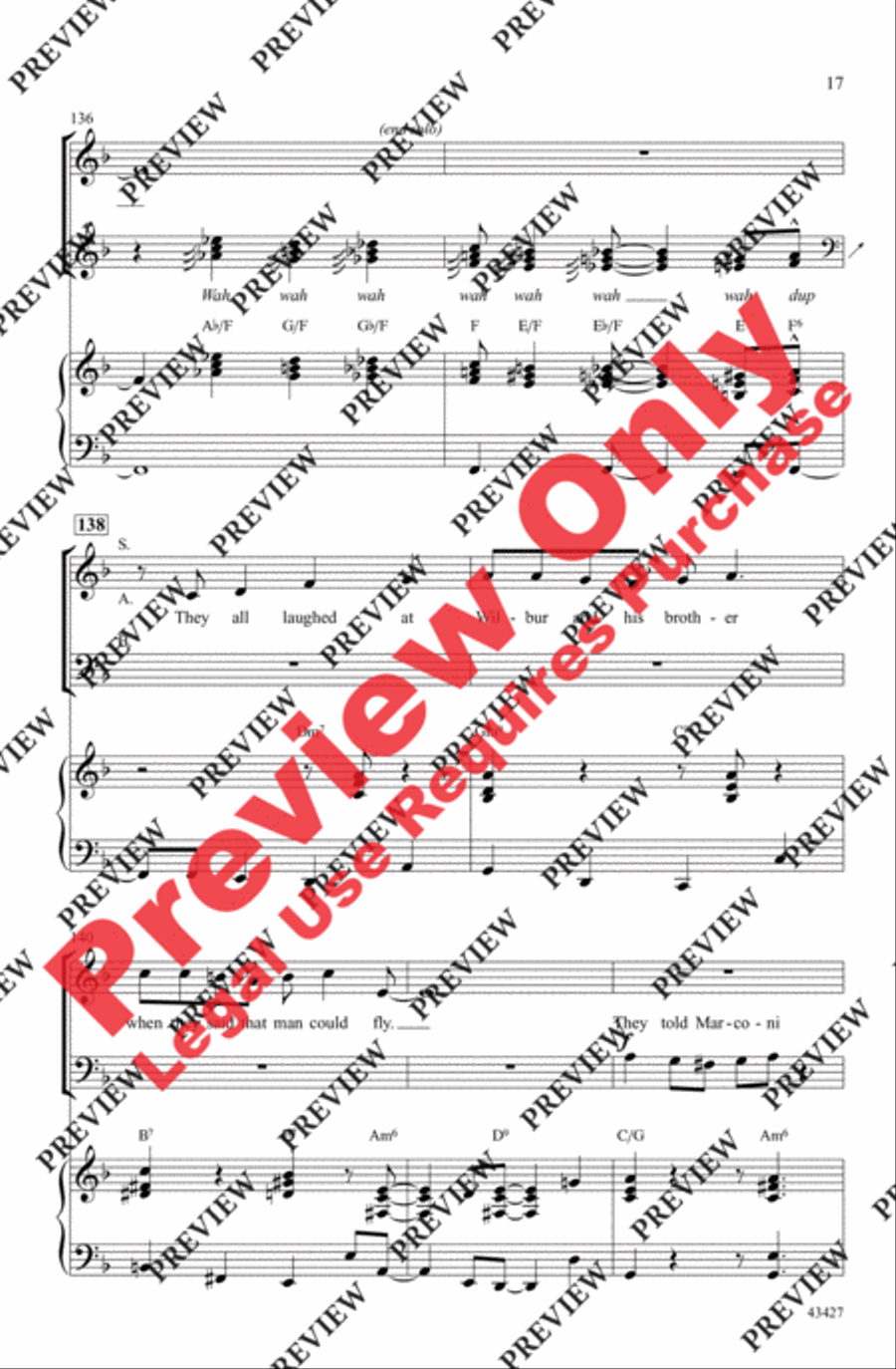 Swingin' with the Gershwins! 3-Part scores gallery preview page 17