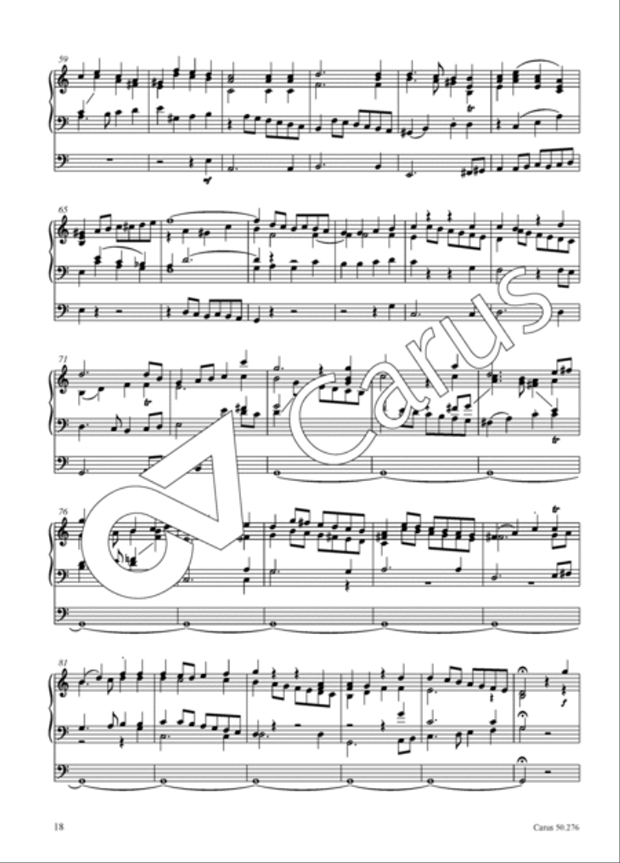 Three preludes and fugues for organ JWV 10, 13 and 17 Organ scores gallery preview page 19