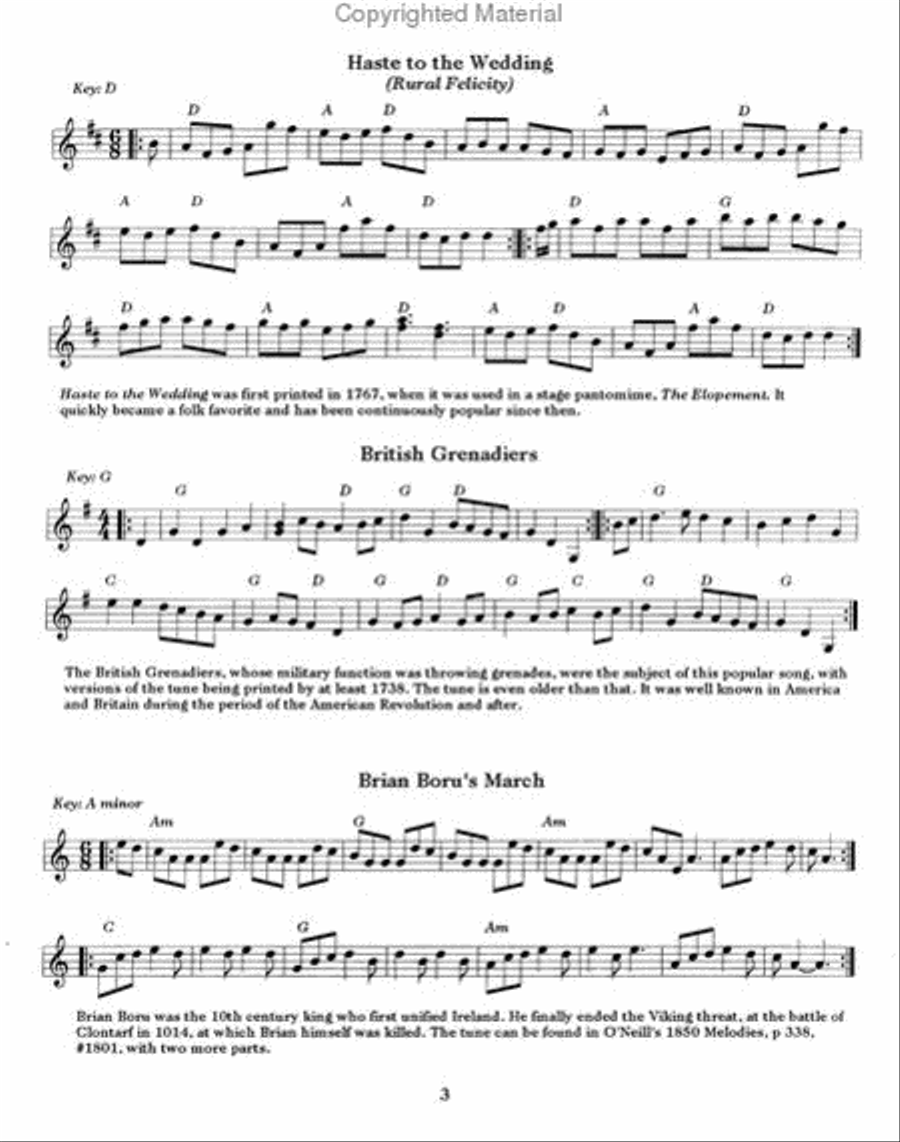 Occasional Collection of Fine Tunes Flute scores gallery preview page 2