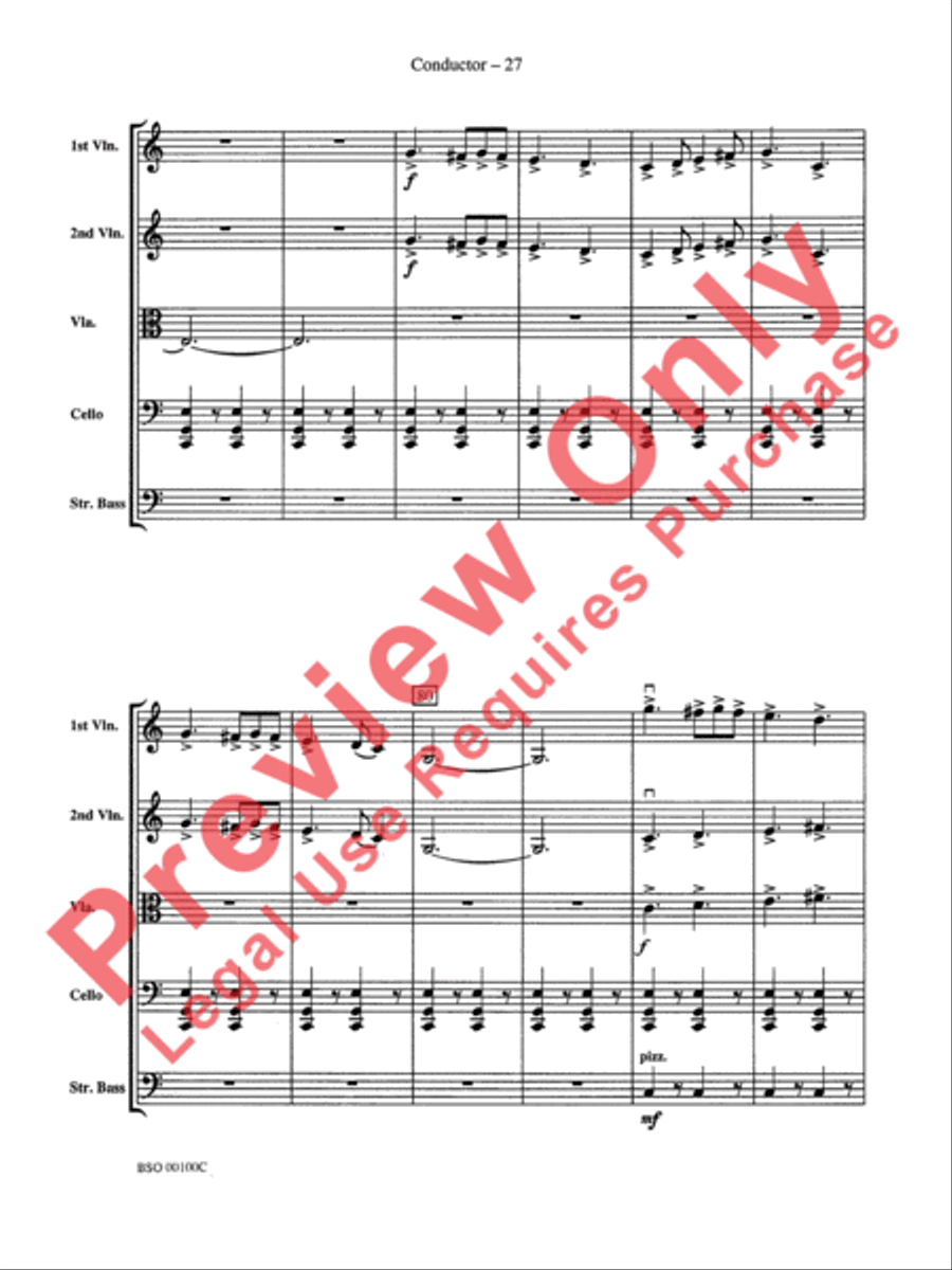 Knightsbridge Suite String Orchestra scores gallery preview page 29