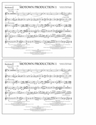 Motown Production 1(arr. Tom Wallace) - Baritone T.C.