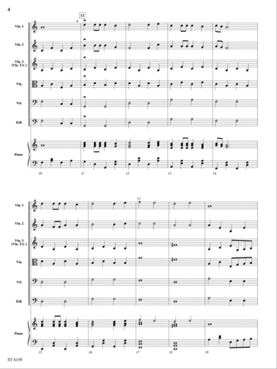 Riders in the Night (Life of a Cowboy): Score String Orchestra scores gallery preview page 4