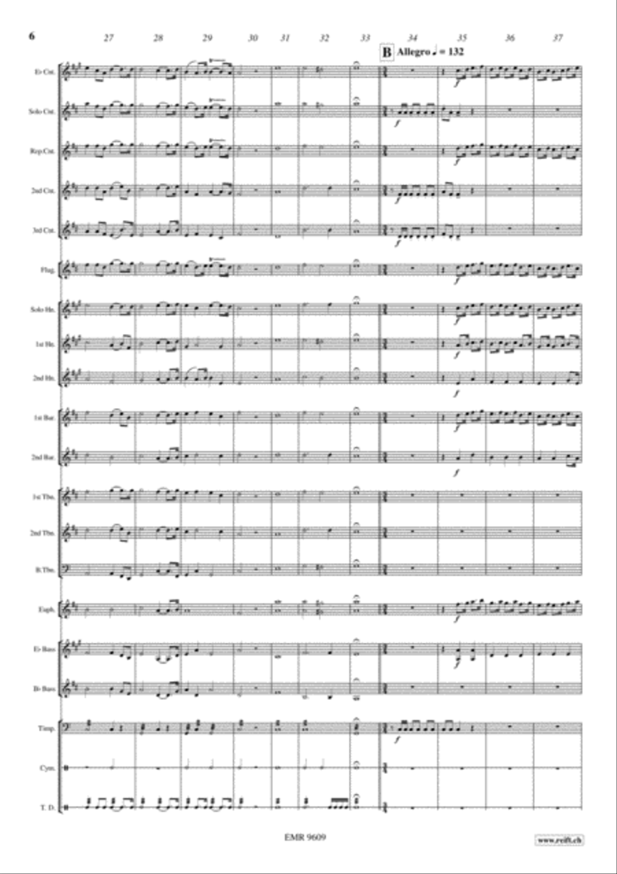 Fireworks Highlights Brass Band scores gallery preview page 7