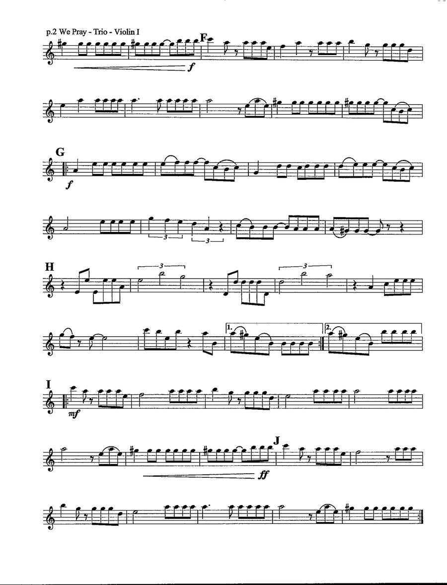 We Pray String Trio scores gallery preview page 3