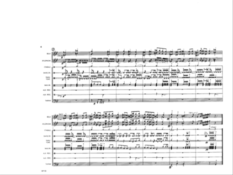 Back To Bach Marching Band scores gallery preview page 4