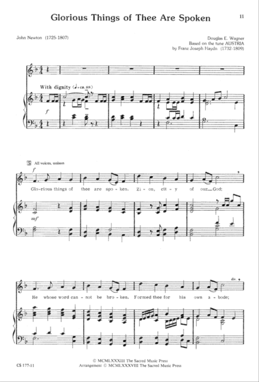 Foundation Anthems 3-Part scores gallery preview page 13