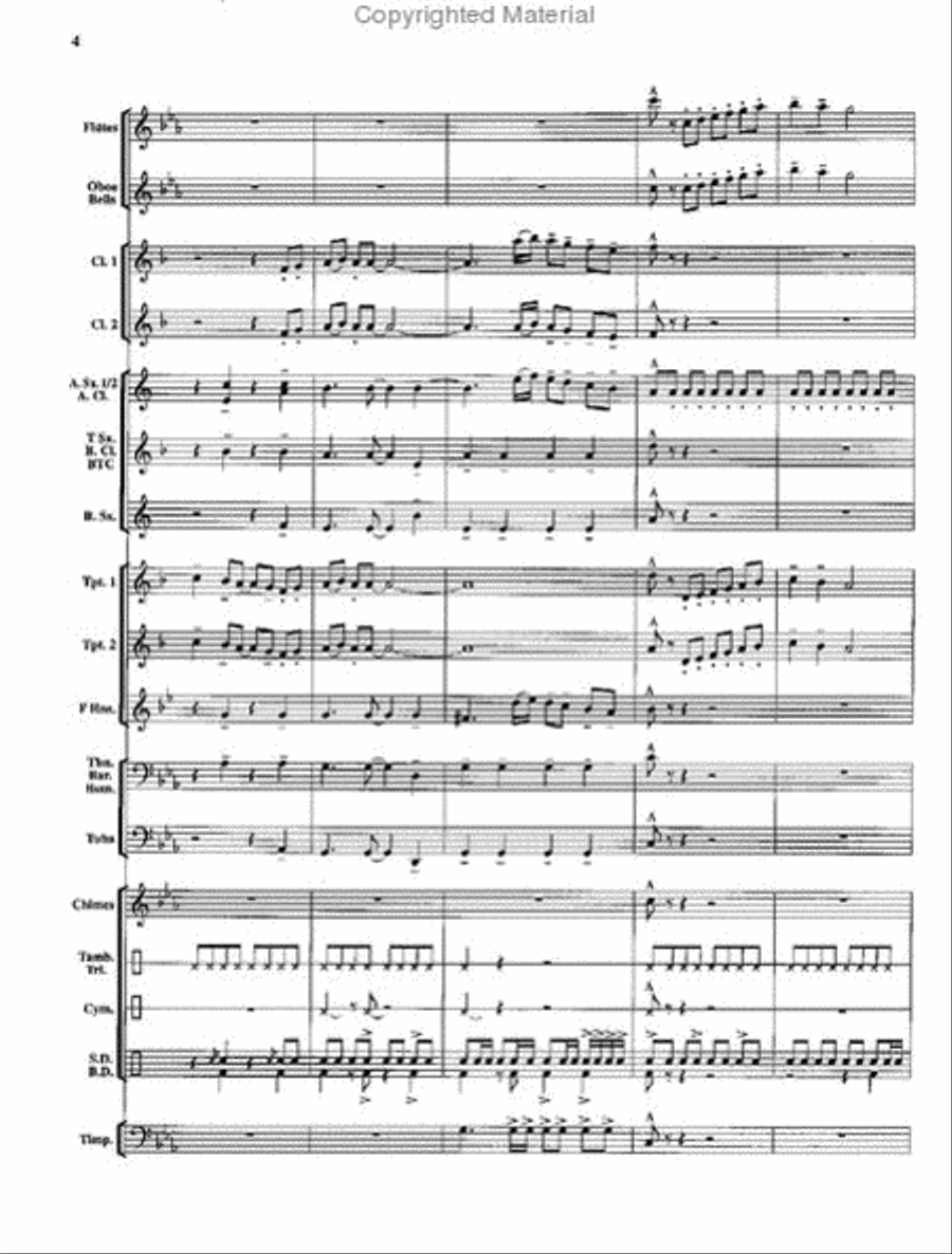 Copper Mountain Legend Concert Band scores gallery preview page 5