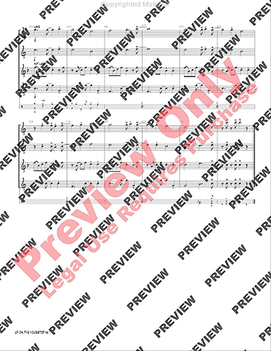 Swingin' Saxes Christmas, Set 2 Small Ensemble scores gallery preview page 9