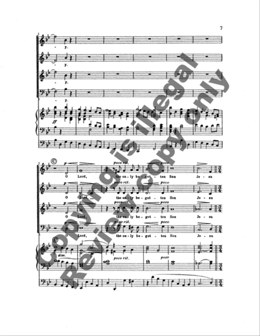 Gloria in Excelsis (Coronation Music) 4-Part scores gallery preview page 12
