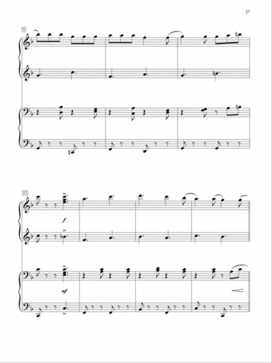 Easy Disney Duets – Popular Songs Series Piano Method scores gallery preview page 3