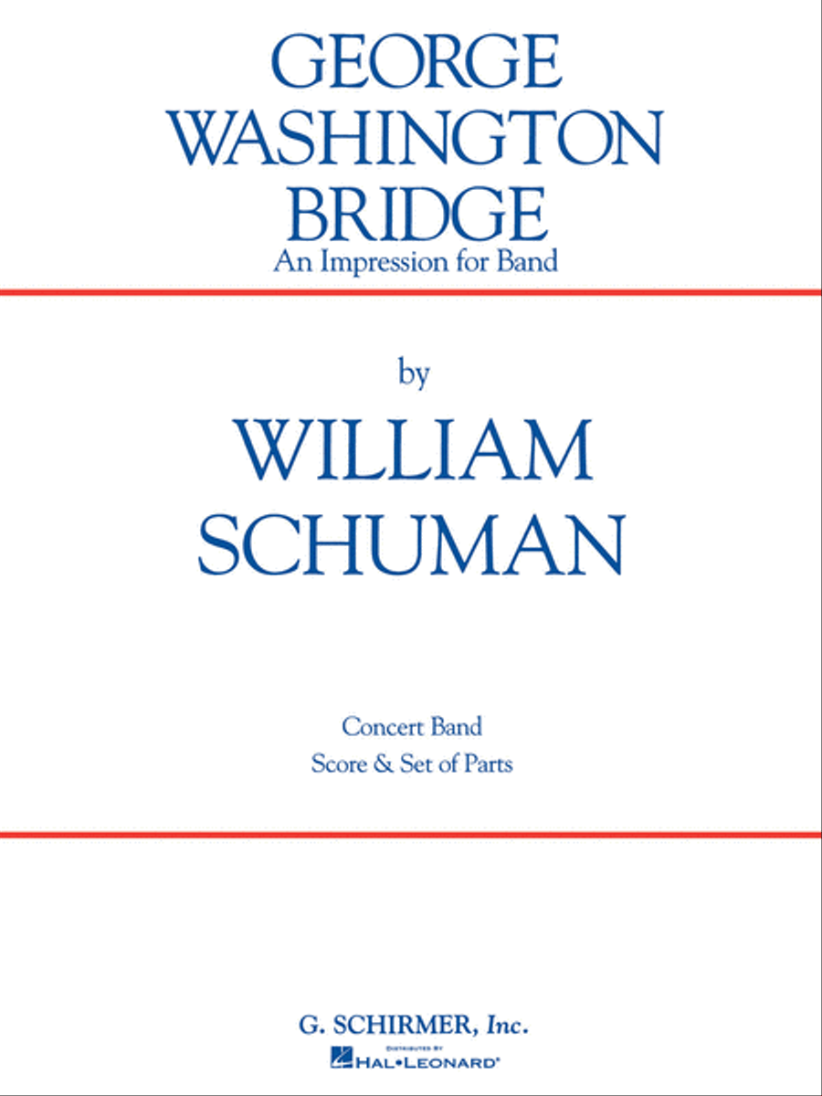 George Washington Bridge Concert Band scores gallery preview page 1